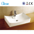 2015 Western design indoor solid counter top washing basin